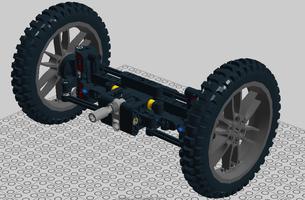Набор LEGO MOC-108387 T ford style front axle