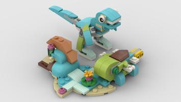 Набор LEGO T-rex hunting ground