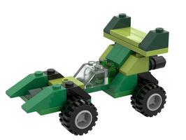 Набор LEGO MOC-110897 10696: Race Car (Emerald Rush)