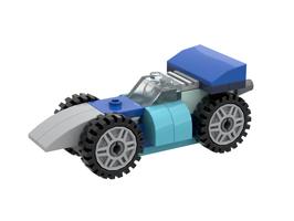 Набор LEGO MOC-111619 10696: Small Race Car (Blue)