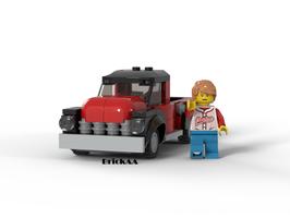 Набор LEGO MOC-112902 Vintage pickup truck