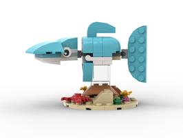 Набор LEGO MOC-113044 31128 SHARK (BABYHEADZ)