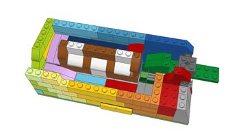 Набор LEGO MOC-113086 10696 Marble Track