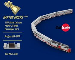 Набор LEGO 1:110 Scale Caltrain F40PH-2C With Passenger Cars