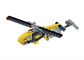 Набор LEGO MOC-114257 Fast Helicopter