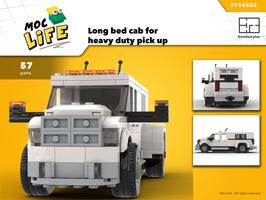 Набор LEGO MOC-114523 Long bed cab for heavy duty pick up
