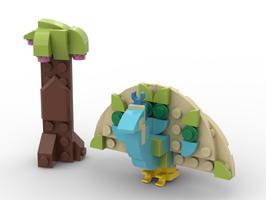 Набор LEGO MOC-115218 31128 Peacock
