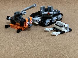Набор LEGO 42032tank, anti-aircraft gun and speedboat