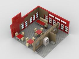 Набор LEGO MOC-116693 McDonalds Inside