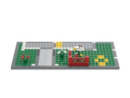 Набор LEGO MOC-116734 Plate for LEGO Set 6376 - Breezeaway Cafe