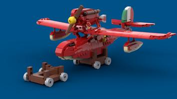 Набор LEGO Trolley for Porco Rosso Savoia S21 1/28
