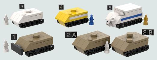 Набор LEGO NASA M113 rescue vehicles and XHRV-1