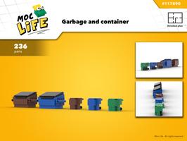 Набор LEGO Garbage and container