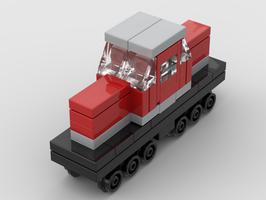 Набор LEGO MOC-117955 7755 - Diesel Heavy Shunting Locomotive (microscale version)