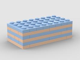 Набор LEGO Match Stick 2x4 Brick - Duplo size