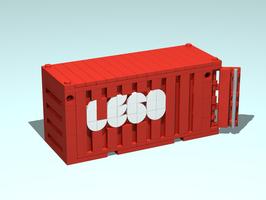 Набор LEGO MOC-118353 Shipping Container - 20 ft - 16 stud - Bricks