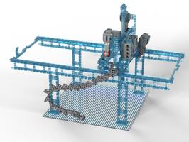 Набор LEGO MOC-119640 4D Gantry Robot - Free extension 1: Energy Chain