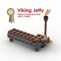 Набор LEGO MOC-119771 VIking Jetty , 31132 Addon to Viking Escort Ship (MOC-118483) and to official B-Model Viking House