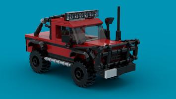 Набор LEGO MOC-120188 jacked/kitted out offroad ute