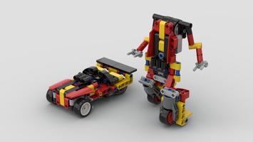 Набор LEGO MOC-121296 Roadster Transformer