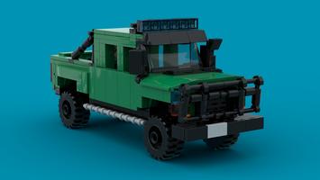 Набор LEGO jacked green ute