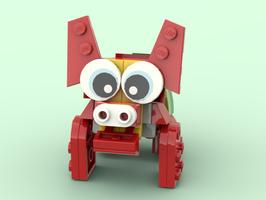 Набор LEGO red pig