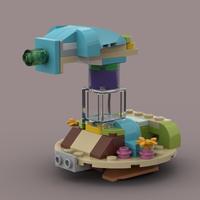 Набор LEGO MOC-122884 turtle turret from LEGO Creator set 31128: Dolphin and Turtle