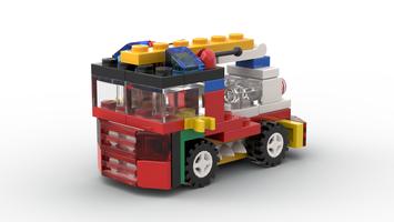 Набор LEGO MOC-123313 11013 Fire truck