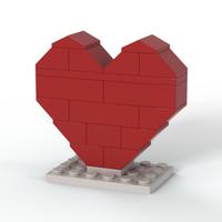 Набор LEGO MOC-124276 Simple LEGO Heart