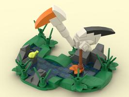 Набор LEGO Frog versus Stork
