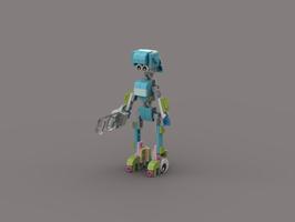 Набор LEGO MOC-125671 Sword maiden from LEGO Creator set 31128: Dolphin and Turtle