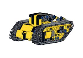 Набор LEGO MOC-125674 Tank LG WWI