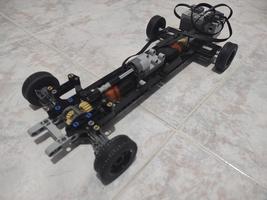 Набор LEGO MOC-126167 Black Hyper Speed RC Car 4WD