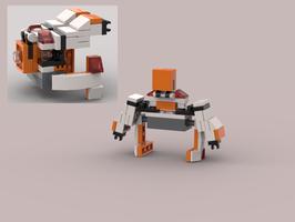 Набор LEGO MOC-126825 Space Ambulance transformer from LEGO Creator set 31089; Sunset Track Racer