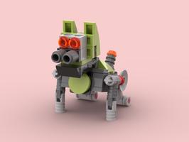 Набор LEGO MOC-127305 Green Motorcycle Pig
