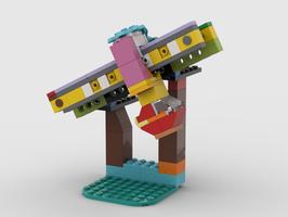 Набор LEGO MOC-127512 11019-Movable cable car on railway