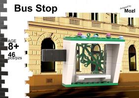 Набор LEGO bus stop with plants