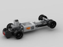 Набор LEGO MOC-128018 PF drift chassis