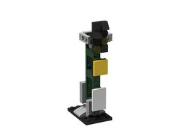 Набор LEGO MOC-128319 Vorsignal mit Zs3v / Distancesignal