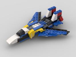Набор LEGO MOC-128472 31087  F-14 Tomcat