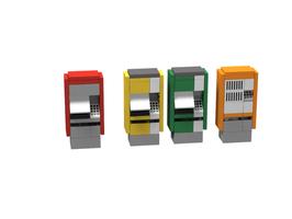 Набор LEGO MOC-128623 Fahrkartenautomaten / Ticket machines