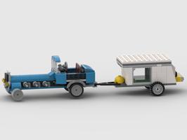 Набор LEGO MOC-128879 car and camper