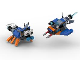 Набор LEGO MOC-129353 11006 + 31111 Alien Bug and Cyber Scout