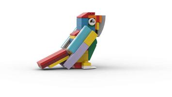 Набор LEGO MOC-129707 10696 Parrot