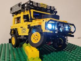 Набор LEGO MOC-129861 MOC - Land Rover Defender 90 Camel Trophy Edition - EVO with PU