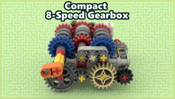 Набор LEGO MOC-129923 Compact 8 speed gearbox
