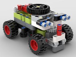 Набор LEGO MOC-129999 Truck with Two-Cylinder Engine_42102