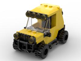 Набор LEGO MOC-130529 4 Stud Offroad Jeep