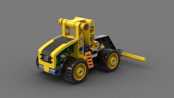 Набор LEGO MOC-130927 30433 Volvo Farm Tractor with plow