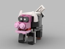 Набор LEGO tuxedo pig